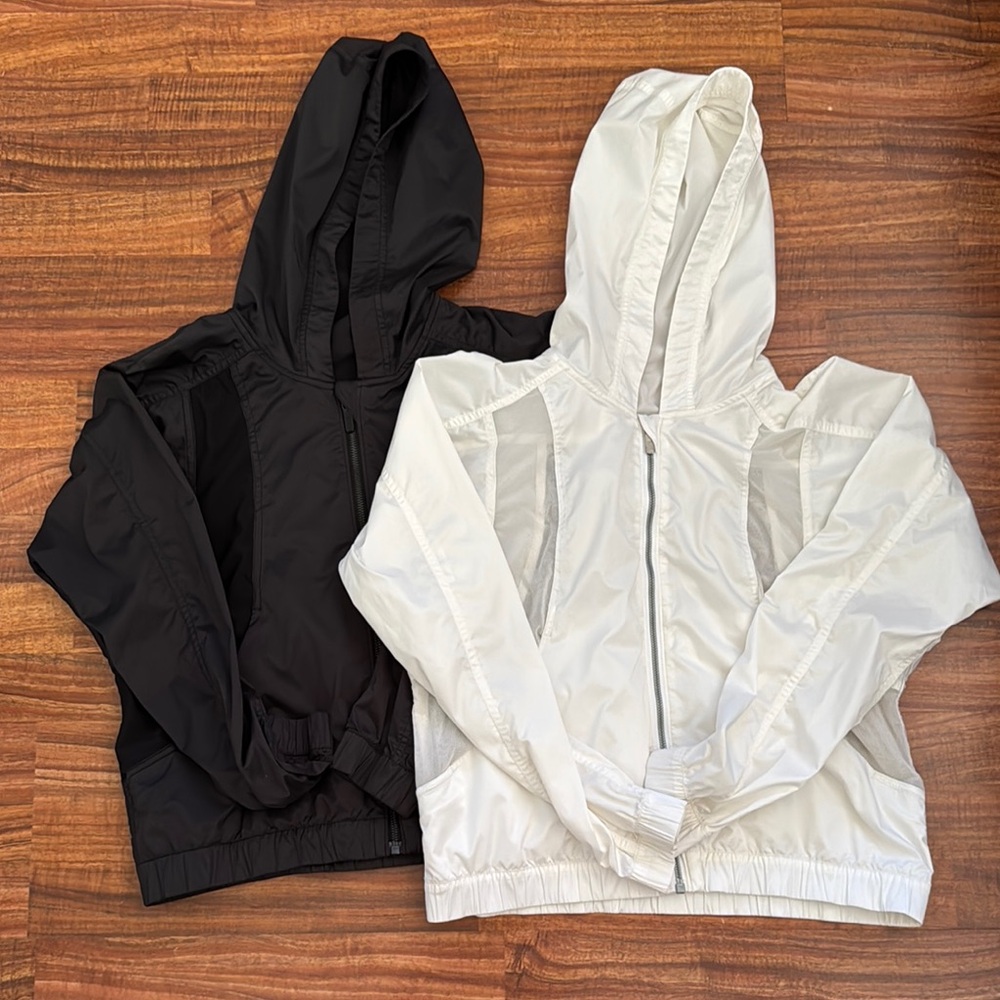 Lululemon Hooded Windbreaker Jacket (lot of 2)